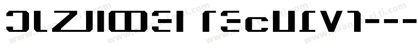SJyihei Regular机版字体转换